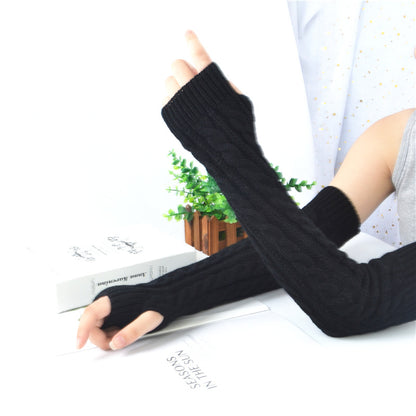 Fingerless Knitted Gloves