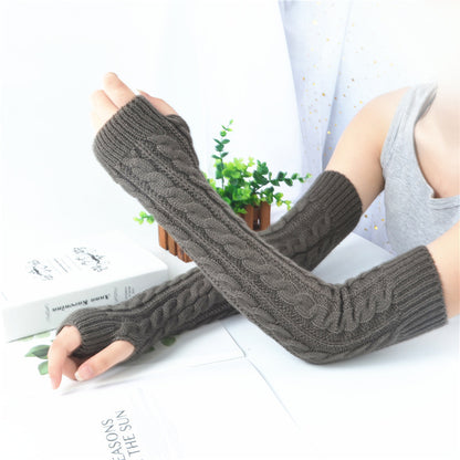 Fingerless Knitted Gloves