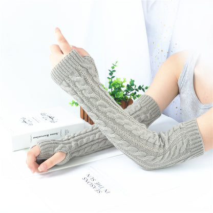 Fingerless Knitted Gloves