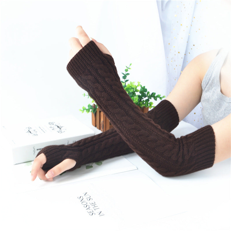 Fingerless Knitted Gloves